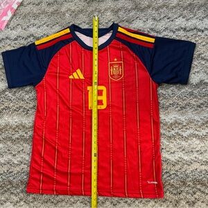 Spain #19 Lamine Yamal 2026 World Cup Home Jersey